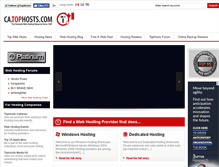 Tablet Screenshot of ca.tophosts.com